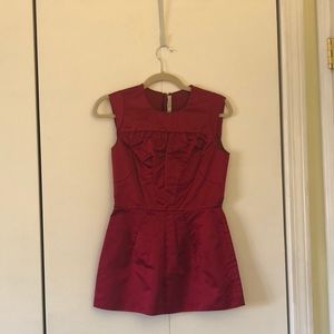 Prada 100% silk tunic blouse / minidress